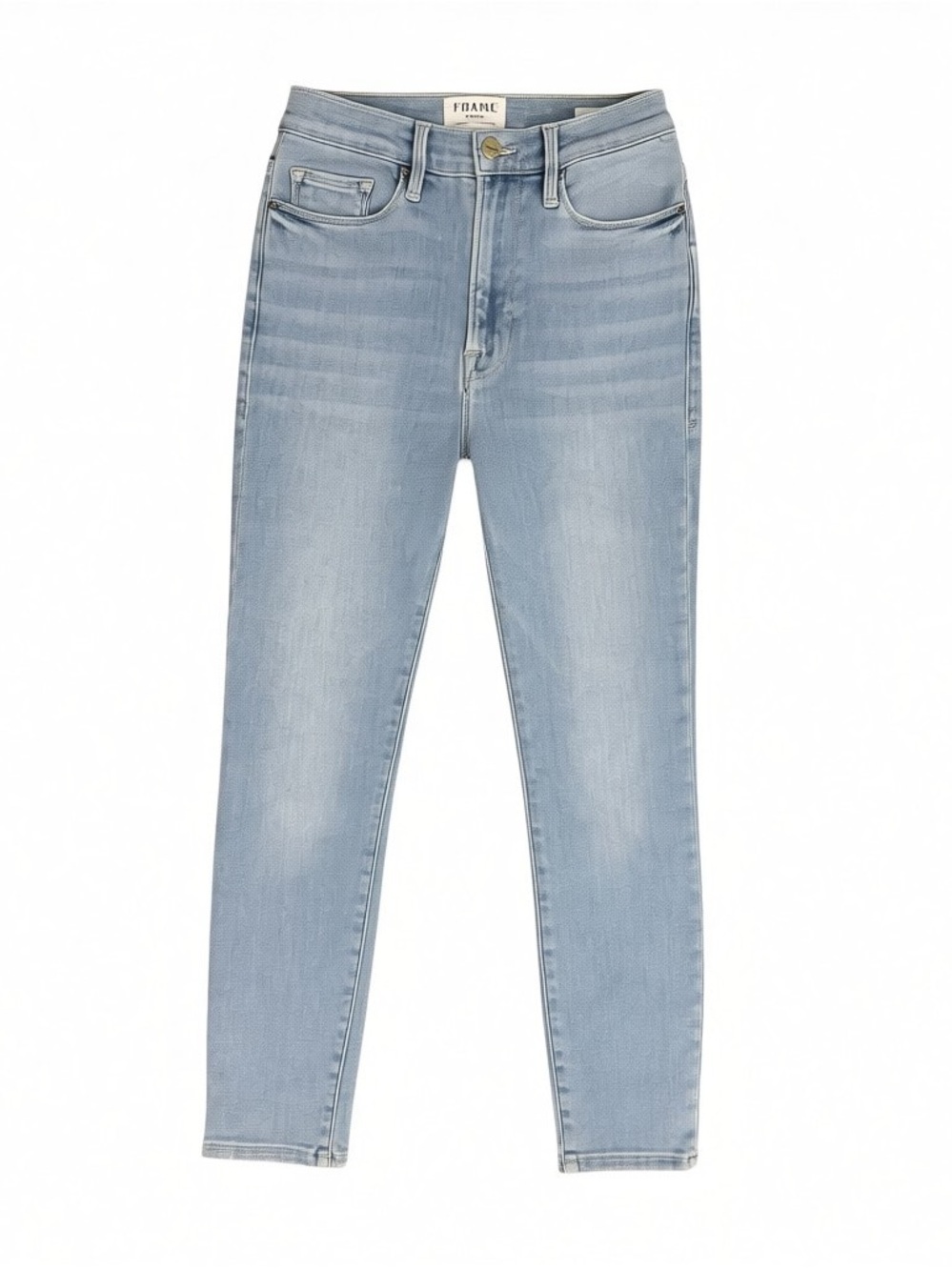 FRAME ✘ Ali High Rise Cigarette Jeans Riptide Light Wash Size 28